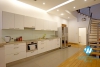 Two bedroom duplex apartment for rent with Hoan Kiem lake view